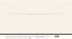 Desktop Screenshot of hotelfondaeuropa.com