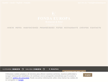 Tablet Screenshot of hotelfondaeuropa.com